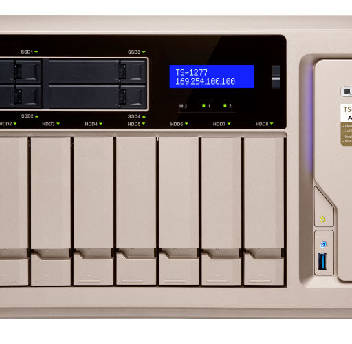 TS-1277 Qnap - File Server NAS 12 baias p/ hard disks SATA