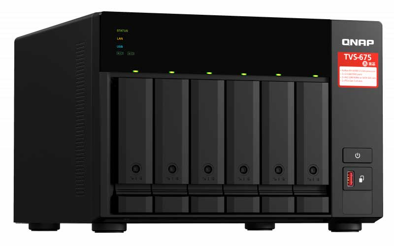 Qnap TVS-675 - Storage NAS 6 Baias Hot Swappable - Imagem 4