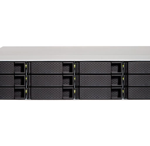 Qnap TS-1232XU - Servidor NAS Rackmount 12 baias SATA até 120TB Quad Core