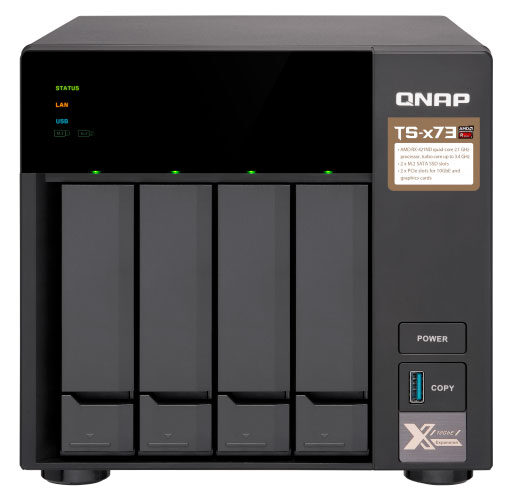 TS-473 Qnap - Storage NAS 4 bay Quad-Core 4GB RAM