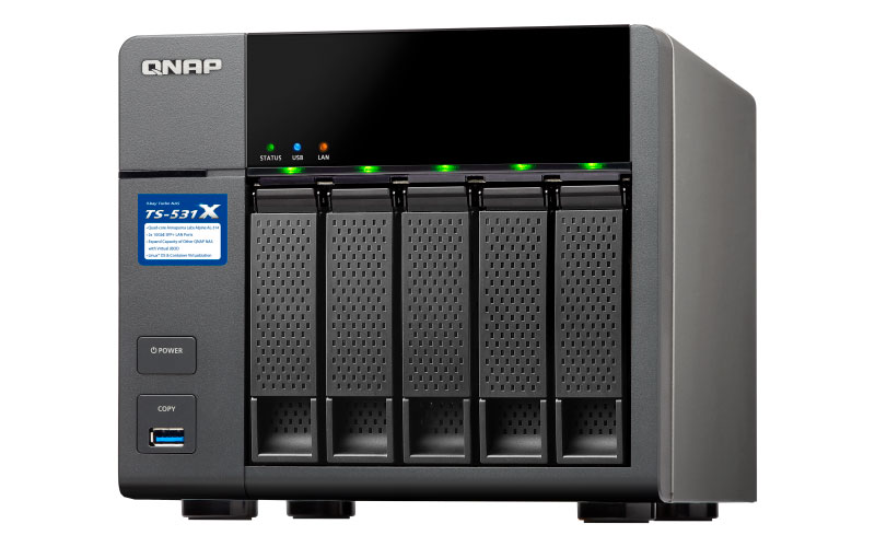 Qnap TS-531X - Storage NAS 5 Bay 50TB SATA - Imagem 3