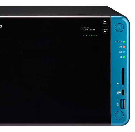 TS-653B Qnap - Storage NAS 6 baias com Virtualização