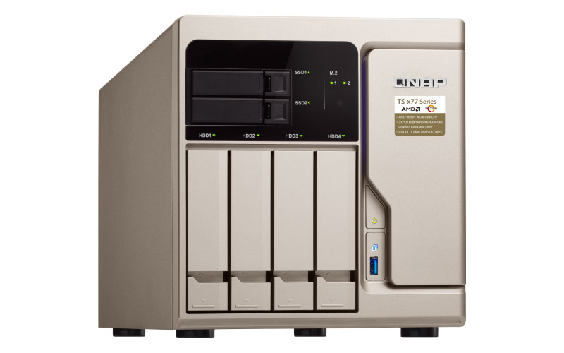 Qnap TS-677 - NAS server 48TB 4 baias SATA e 2 SSD - Imagem 3