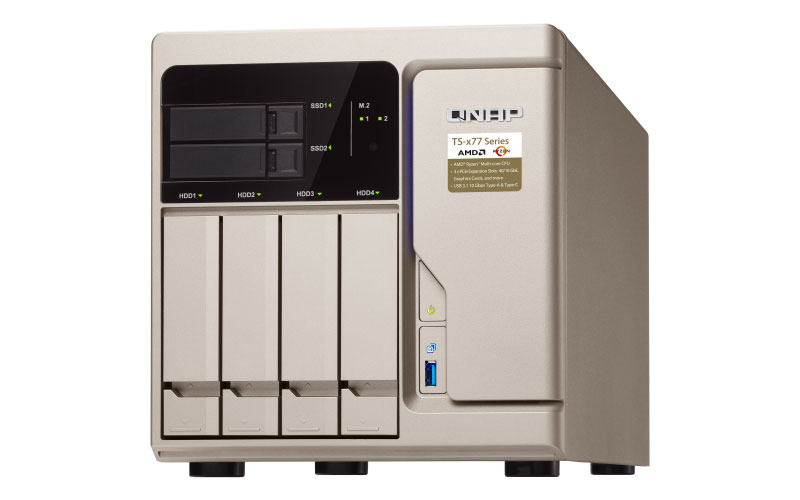 Qnap TS-677 - NAS server 48TB 4 baias SATA e 2 SSD - Imagem 4