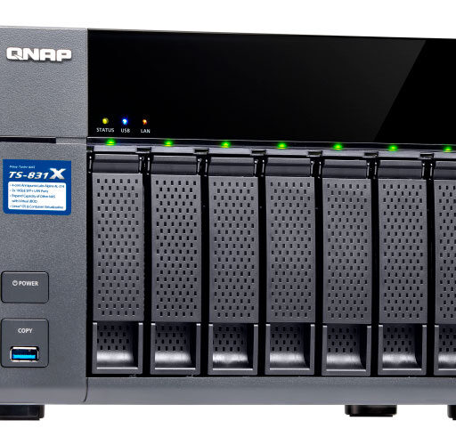 TS-831X Qnap - 8 bay NAS Desktop 24TB SATA