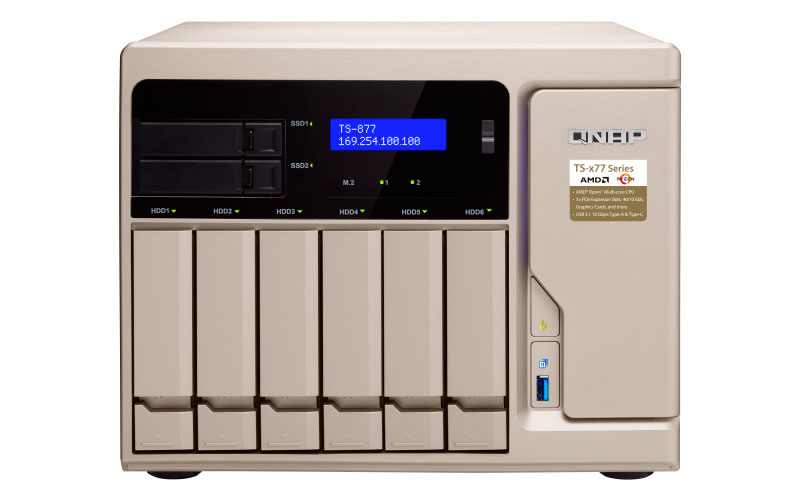 TS-877 Qnap - Storage NAS 6 baias 84TB