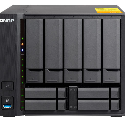TS-932X 50TB - Storage NAS Qnap 9 baias com 2 portas 10 GbE