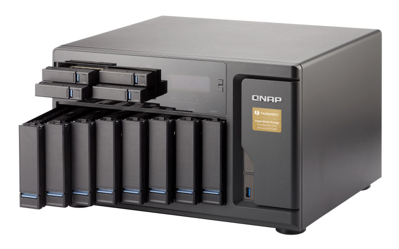 TVS-1282T 112TB - Tiered NAS Server Qnap 12 baias Thunderbolt - Imagem 5