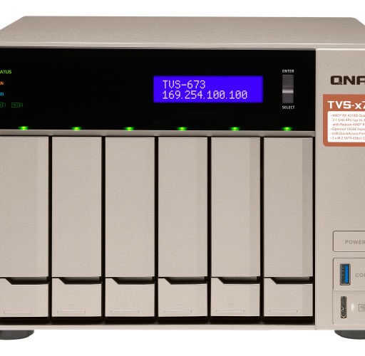 Qnap TVS-873 - Servidor 8 baias NAS c/ 2 HDMI