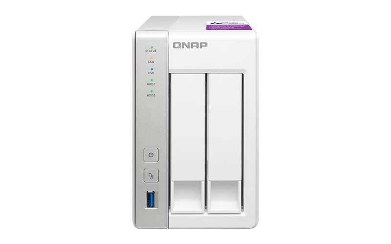 TS-231P Qnap - Storage NAS 2 baias hot-swappable até 20TB SATA