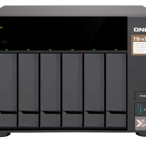 Qnap TS-673 - Storage NAS 6 Baias SATA Quad Core com PCIe