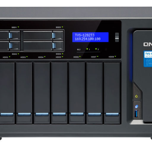 Qnap TVS-1282T3 Servidor NAS/SAN/DAS 8 Baias Thunderbolt 3